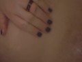 Chubby hottie plays with herself in the bath