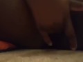 Tight ebony pussy squirt