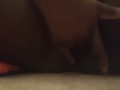 Tight ebony pussy squirt