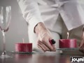 Joymii- beautiful wife covered in jizz for anniversary
