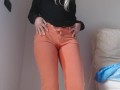 Pee in my orange jeans