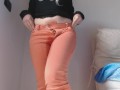 Pee in my orange jeans
