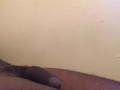 Black dick flaccid to erect