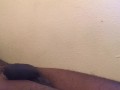 Black dick flaccid to erect