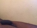 Black dick flaccid to erect