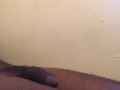 Black dick flaccid to erect
