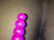 First time anal play at home with toys