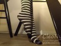 #57 striped stockings