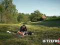 HITZEFREI Texas Patti Hunts Down Amateur Couple For Hardcore Outdoor Sex