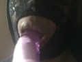 PRETTY LACE MASKED BI FEMALE DEEPTHROAT NEW VIBRATOR