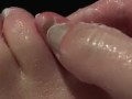 Erotic foot massage