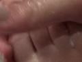 Erotic foot massage