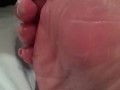 Erotic foot massage