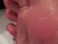 Erotic foot massage