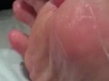 Erotic foot massage