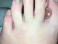 Spit On Teen Feet