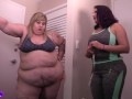 LAZY SSBBW IVY DAVENPORT TRIES TO GET MOBILITY BACK WITH TRAINER GIA LOVE 