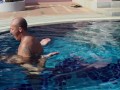 Pool sex compilation: anal creampie, cum on ass, cum in pool