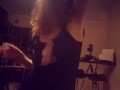 Dirty Ginger Bitch Goes Dancing on High Heels After Sex Party
