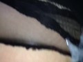 Slow blowjob and torn pantyhose fucking teen blonde in condom