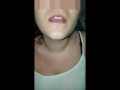 Girl Open Wide Mouth and Burping
