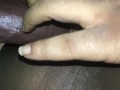 Ebony BBW enjoying double penetration anal stretching with BBC dildos