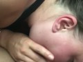 *CEMETERY BLOW JOB* Wife chokes on BBC while deepthroating cum load!