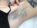 Hairy Tattooed Model Teasing