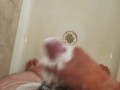 Jerking off my soapy dick