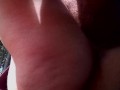 close up licking pussy with shaking in the endless orgasm