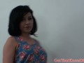 bella sucking this small cock for gas money