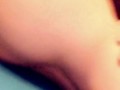 Innocent looking teen fingers herself