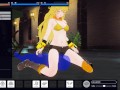 [CM3D2] - RWBY Hentai - Busty Blonde Yang Xiao Long Having Private Pool Fun