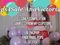 AnaVictoriaXO - Sexy Looner Big Tits Popping Balloons Compilation