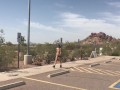Kimber Veils gets naked in public at arizona park