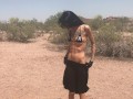 Kimber Veils gets naked in public at arizona park