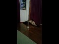 AsianNymphet  Pole Dance Warm-up