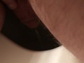 Me siting to pee