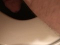 Me siting to pee