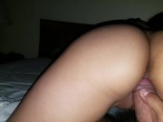 Teen girl with nice ass rides dick rcg style