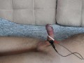 Perfect Estim hands free cumshot orgasm