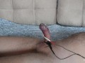 Perfect Estim hands free cumshot orgasm