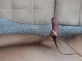 Perfect Estim hands free cumshot orgasm