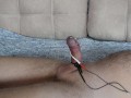 Perfect Estim hands free cumshot orgasm