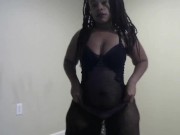 Ebony Period Panties with Pad in Black Fishnet Lingerie Dress - Cami Creams