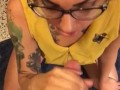 Tattooed Slut Sucks And Fucks With Butt Plug