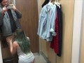 Risky Public Dressing Room BlowJob By Pawg At The Mall POV