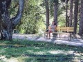 Public sex in a parc,she loves deepthroat and anal sex.