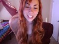 AwesomeKate - Redhead Teen Shows Off Her Fat Ass And Cums