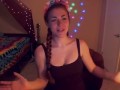 AwesomeKate - Teen Redhead w/ Braided Pigtails Performs Hitachi Cum Show